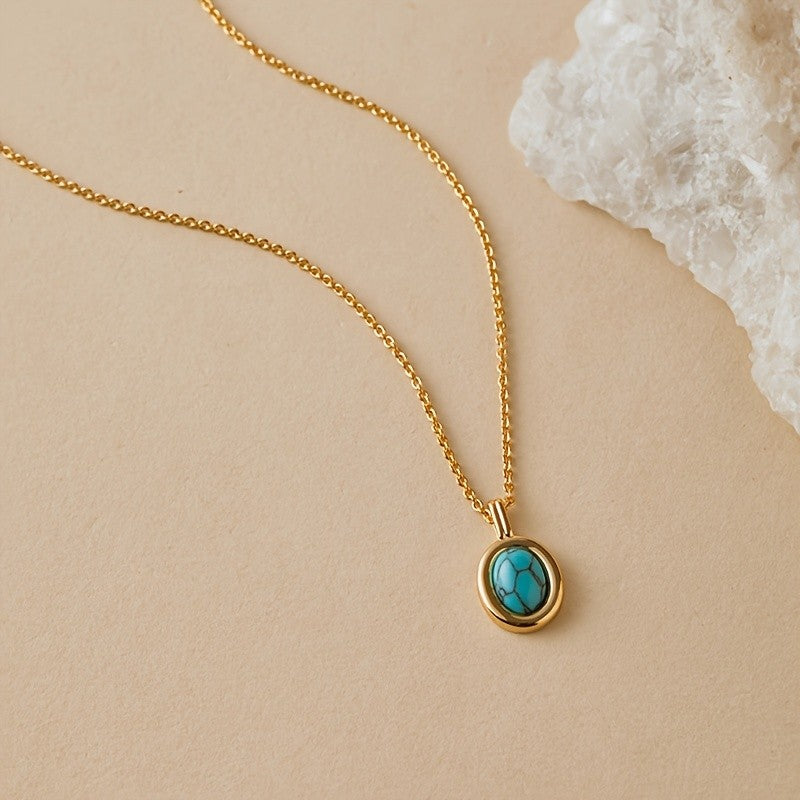 Tiger's Eye Oval Necklace