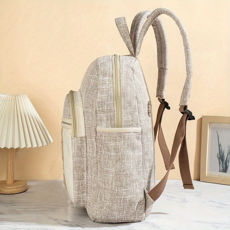 Embroidered Botanical Backpack