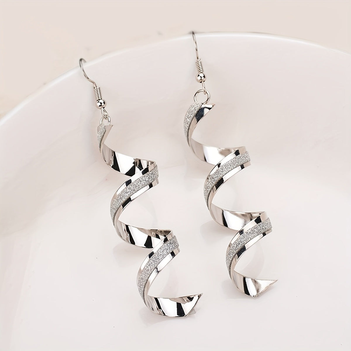 Spiral Ribbon Earrings