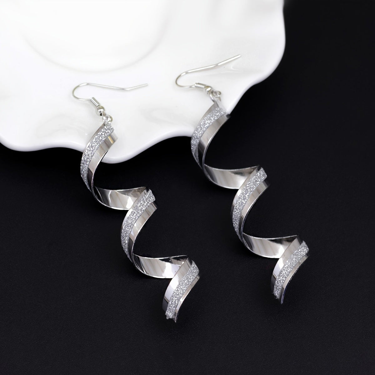 Spiral Ribbon Earrings