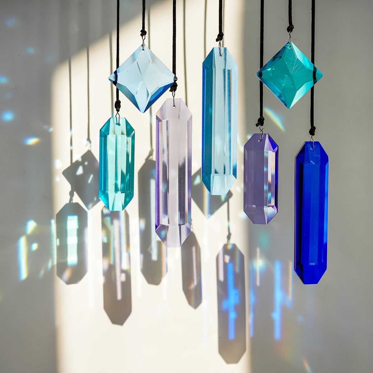 Faceted Crystal Prism Suncatcher