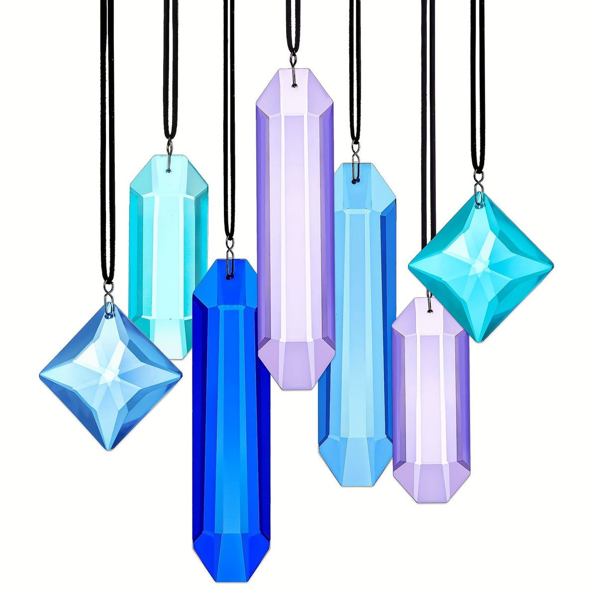 Faceted Crystal Prism Suncatcher
