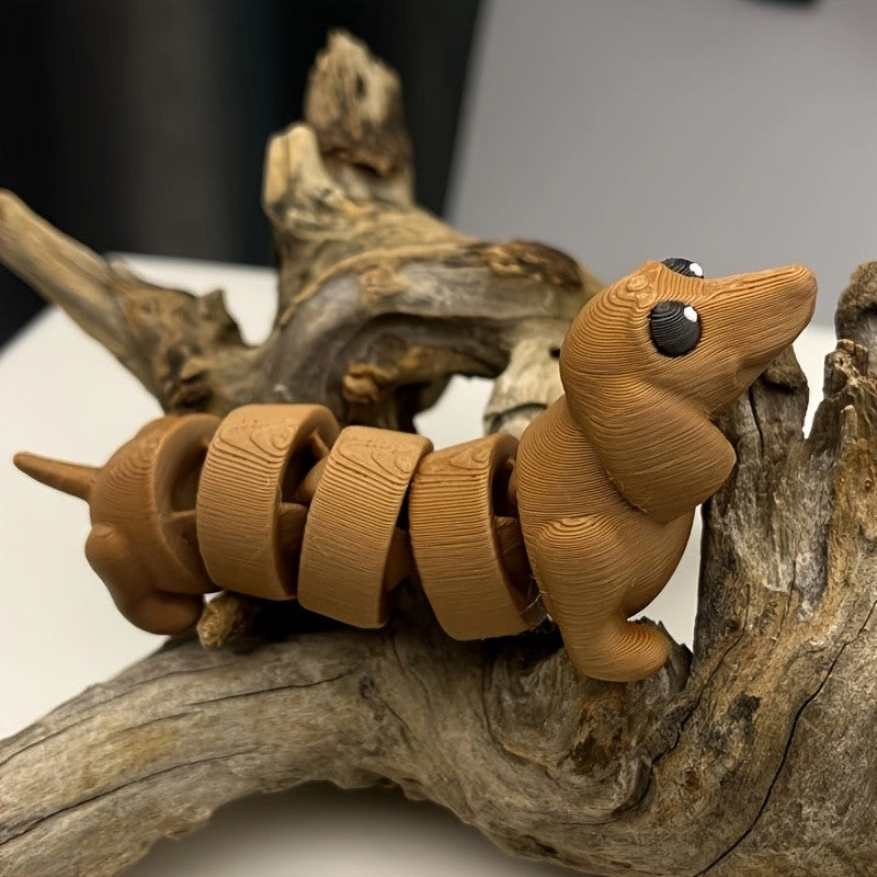 Poseable Dachshund Figurine