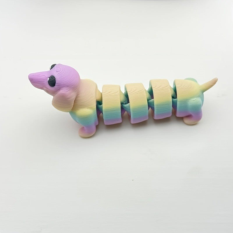 Poseable Dachshund Figurine