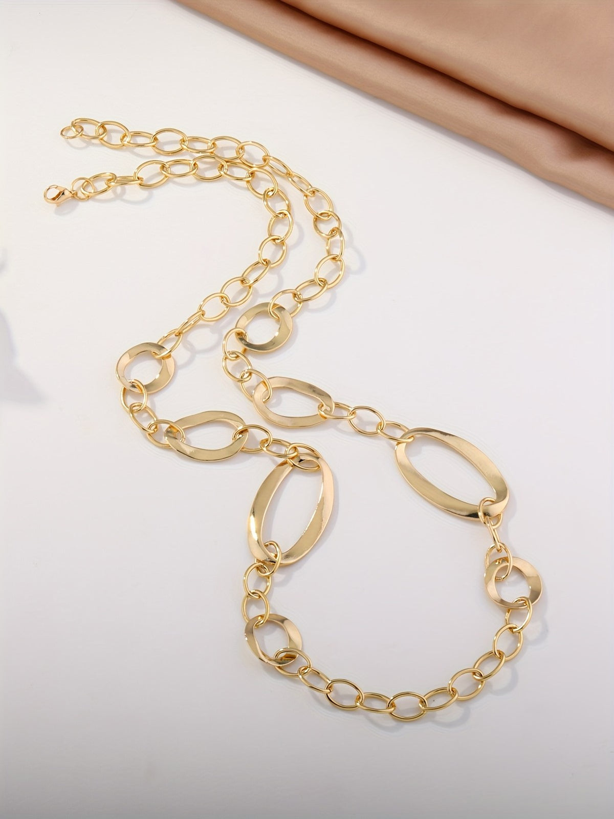 Alternating Oval Link Necklace