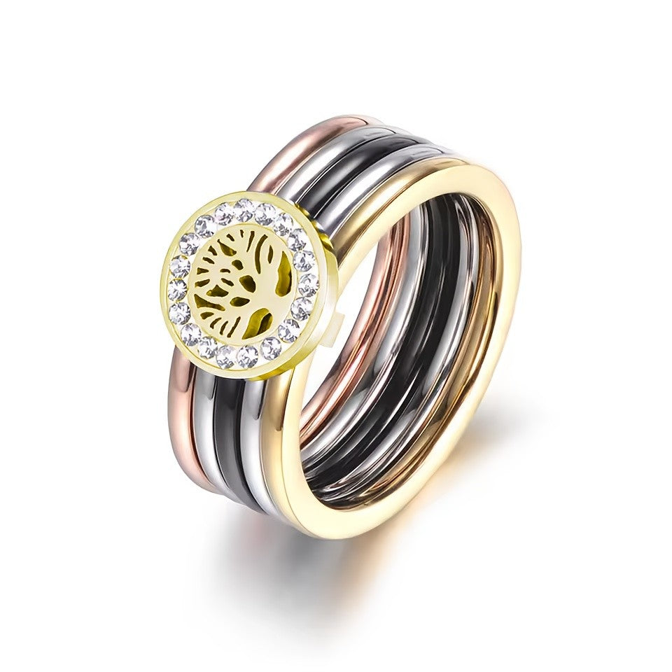 Tree of Life Crystal Ring