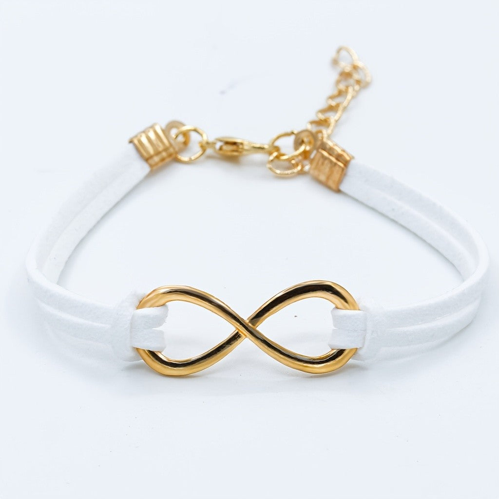 Infinity Suede Cord Bracelet
