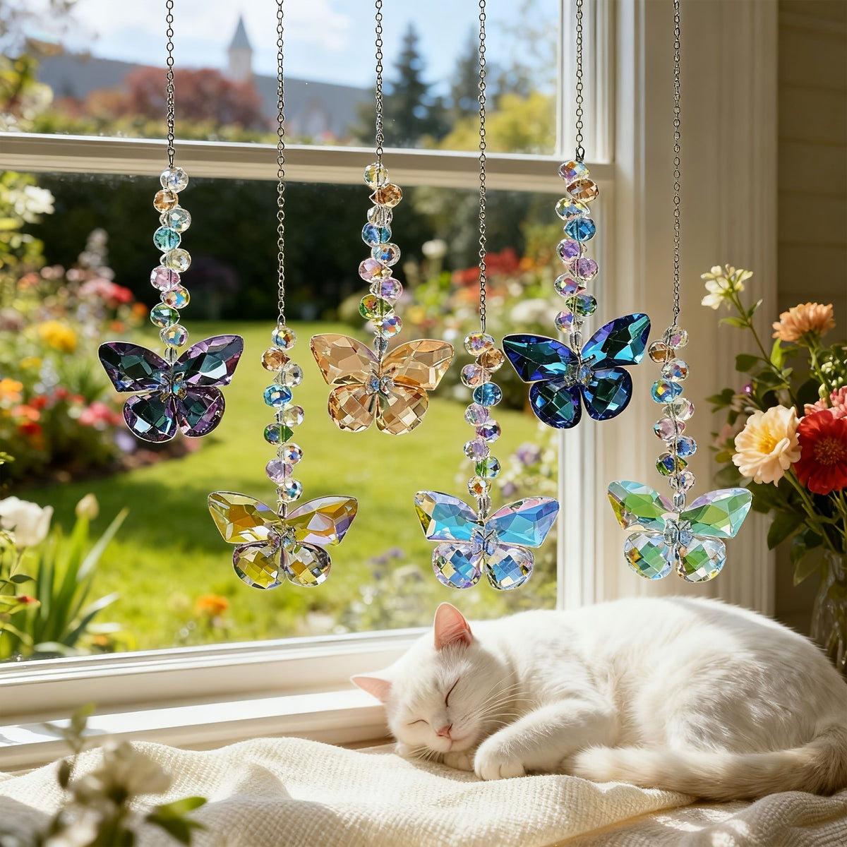 Crystal Butterfly Suncatcher
