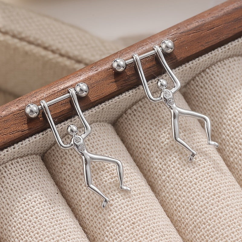 Gymnast Figure Earrings