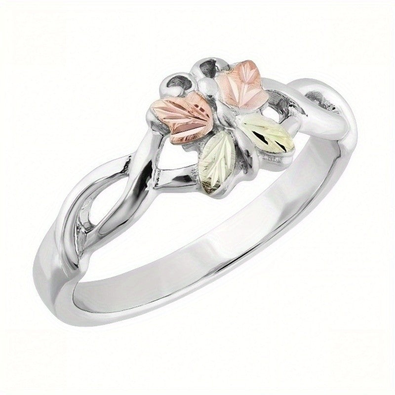 Two-Tone Butterfly Ring