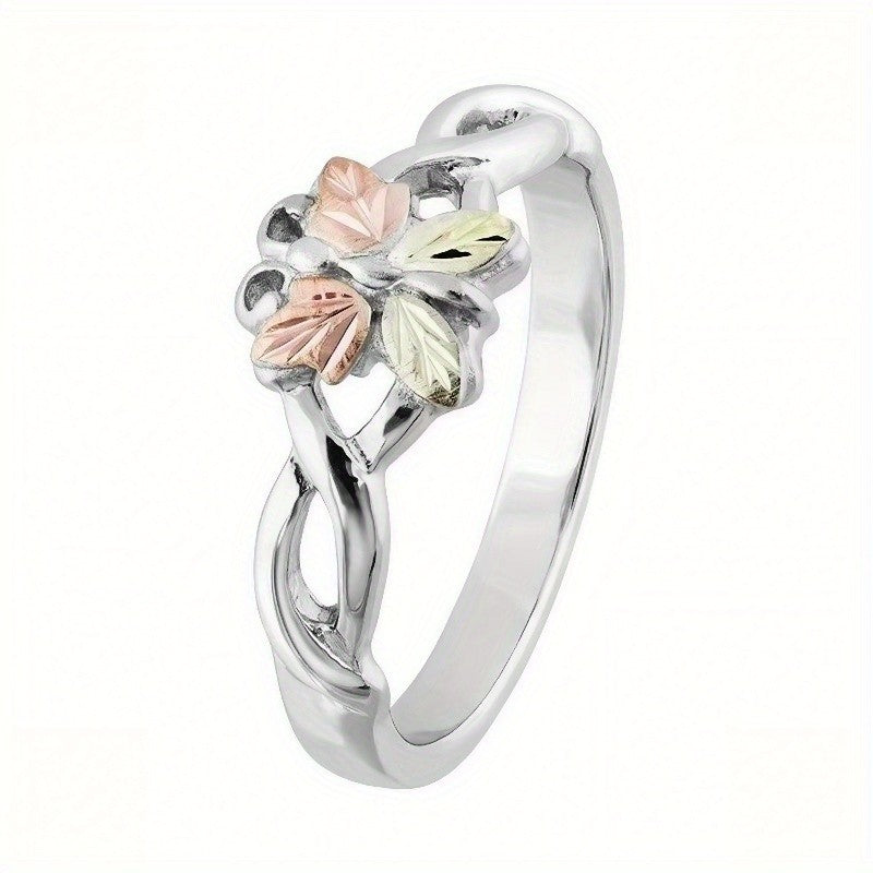 Two-Tone Butterfly Ring