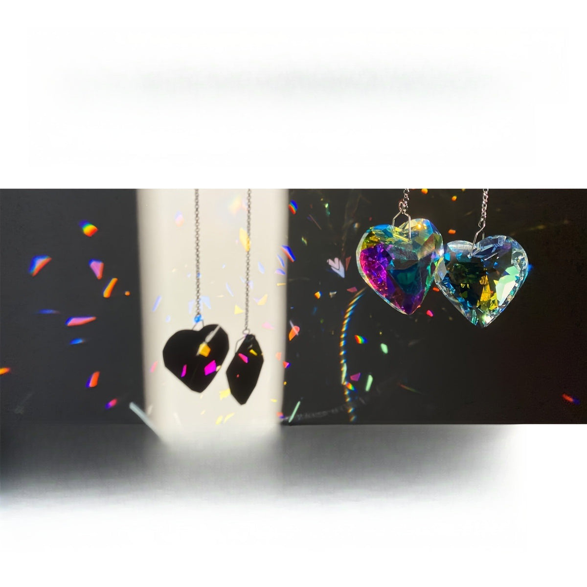 Heart Crystal Sun Catcher