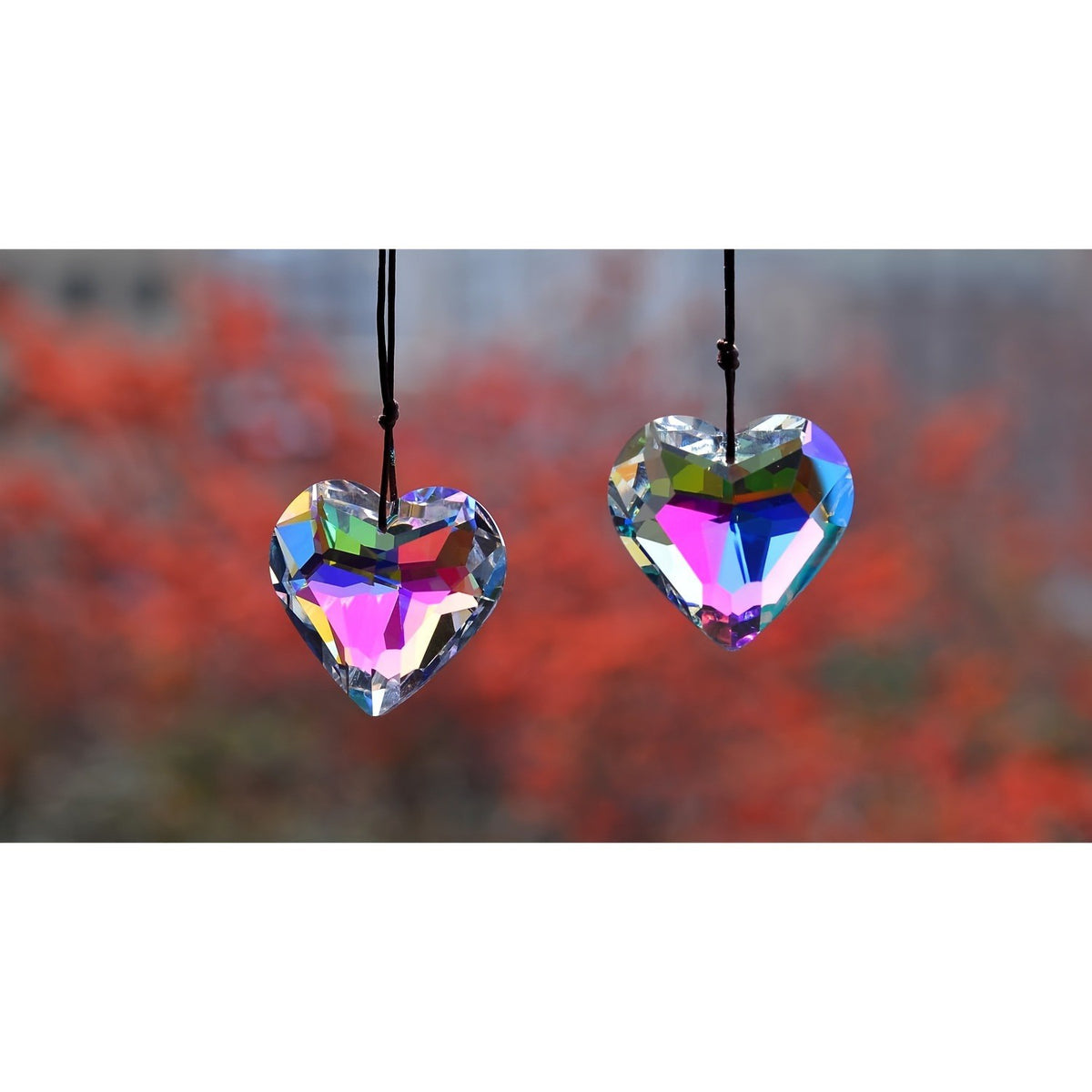 Heart Crystal Sun Catcher