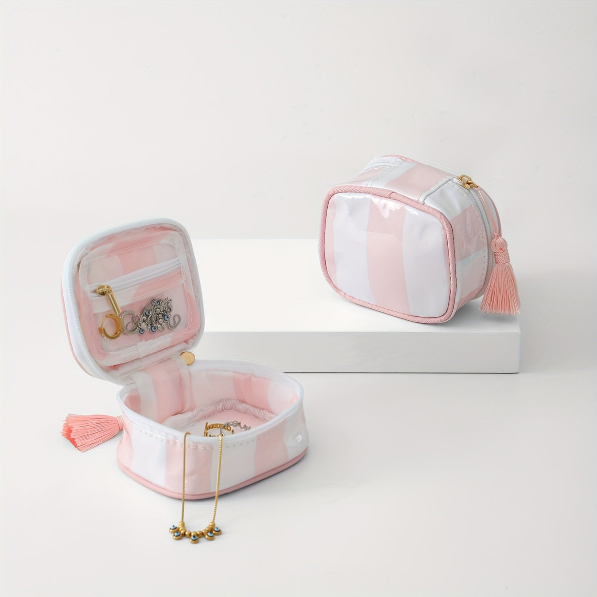 Striped Jewelry Box