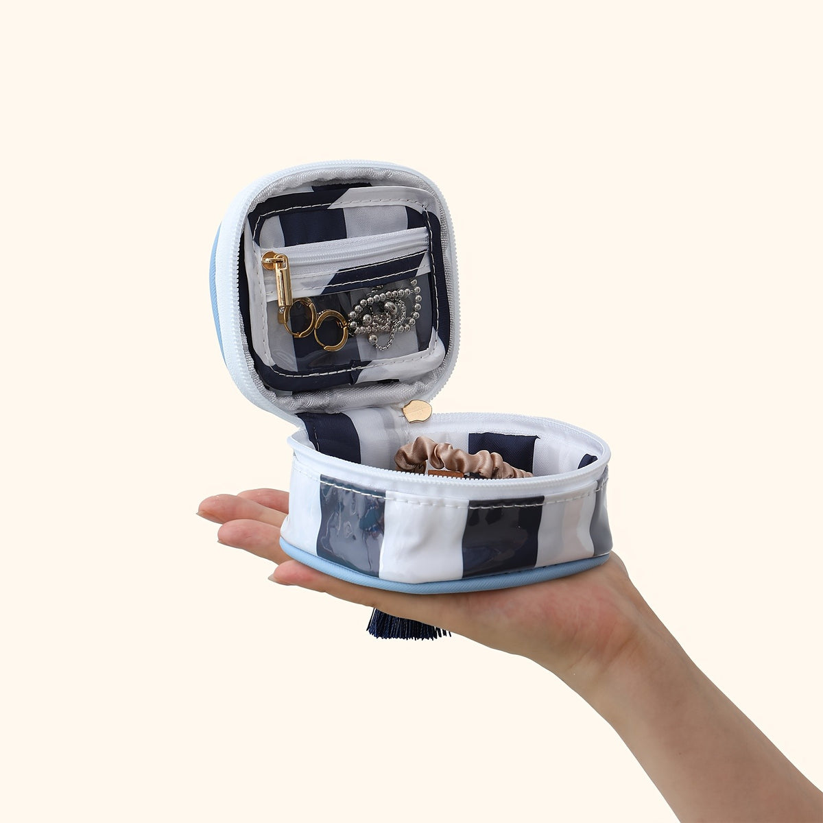 Striped Jewelry Box