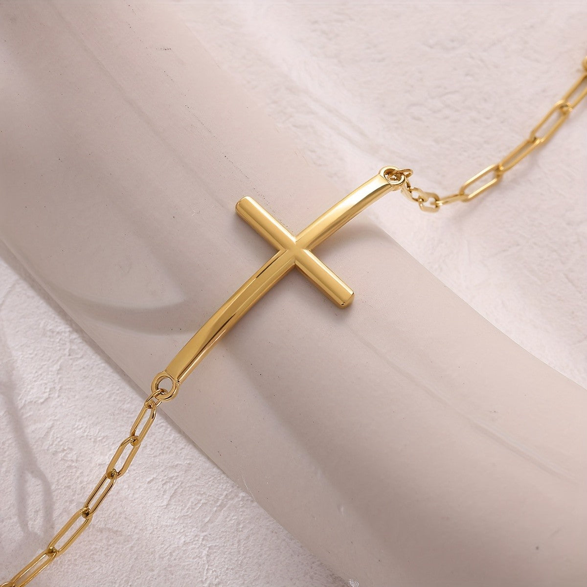 Horizontal Cross Link Bracelet