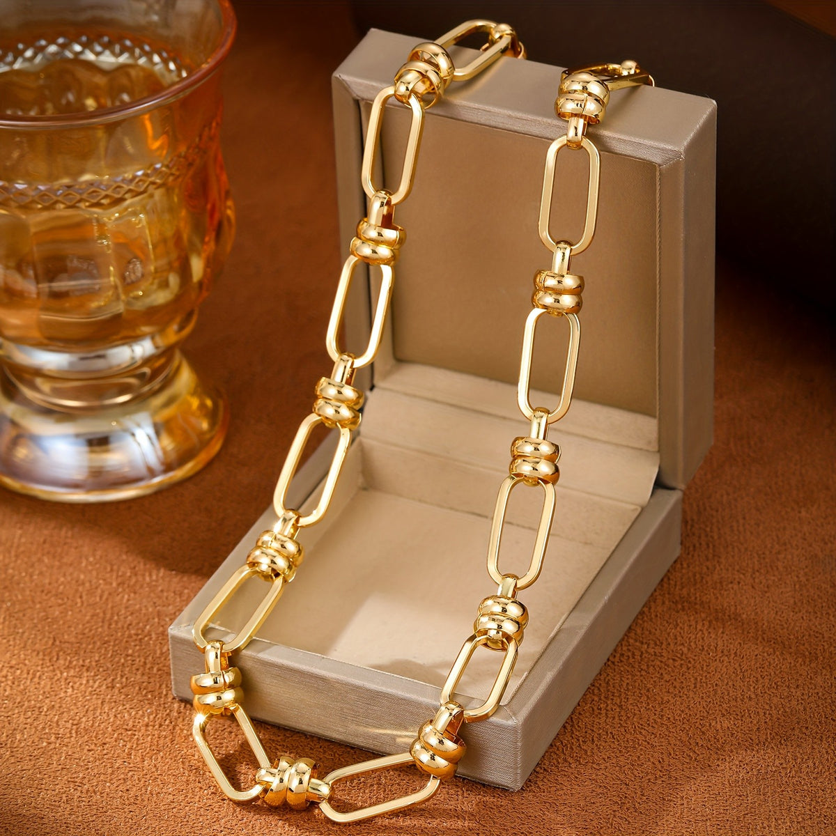 Chunky Oval Link Necklace