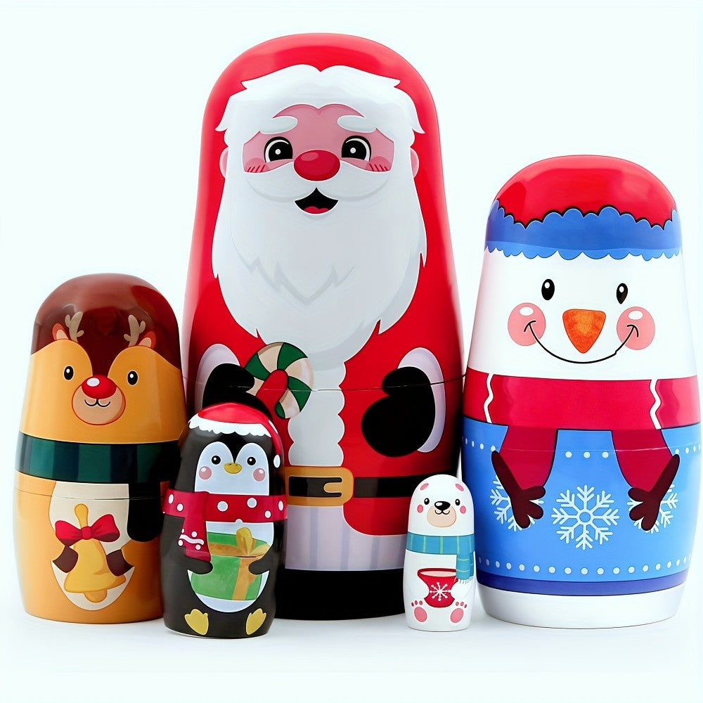 Christmas Nesting Doll Set