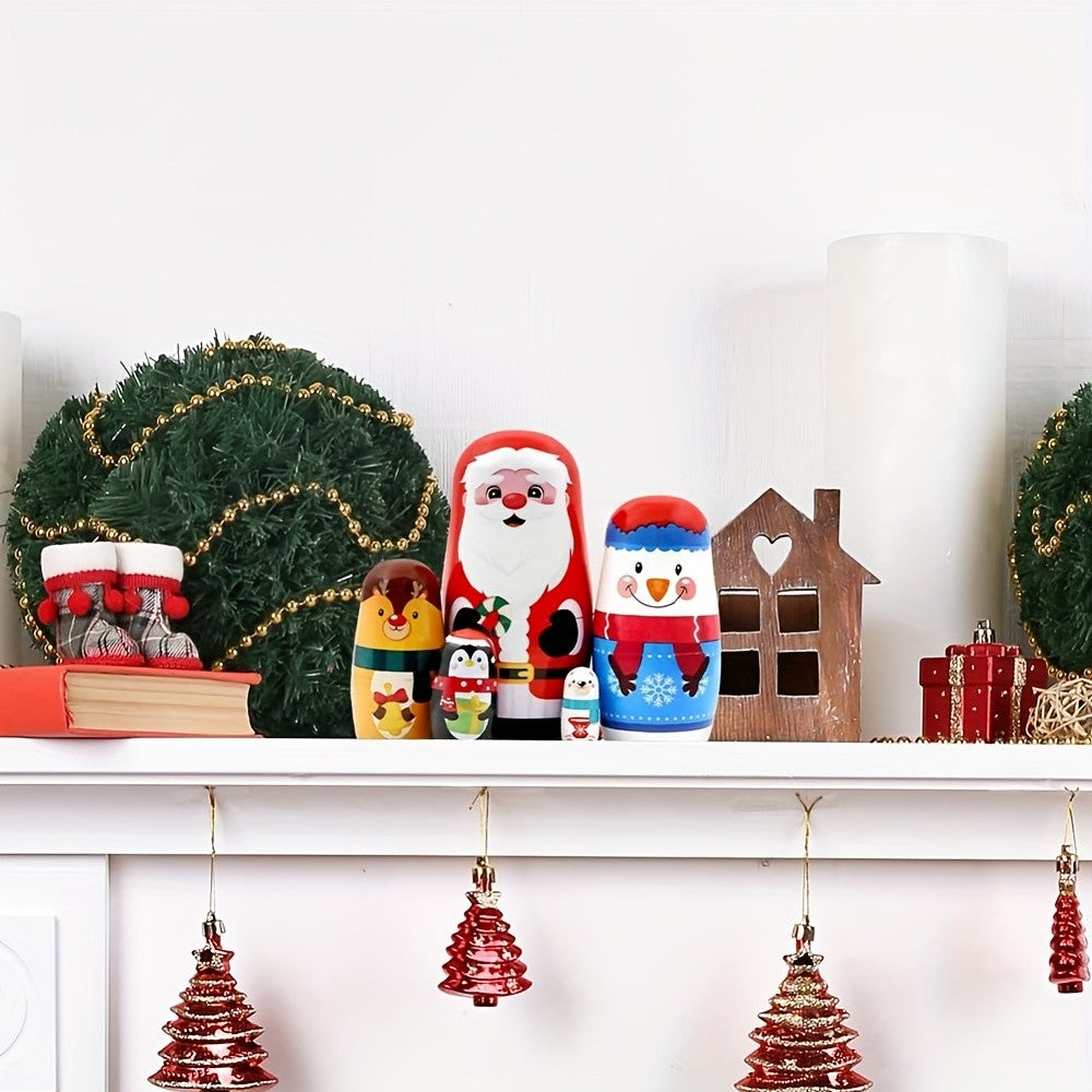 Christmas Nesting Doll Set