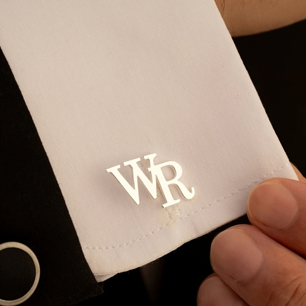 Personalized Initial Cufflinks