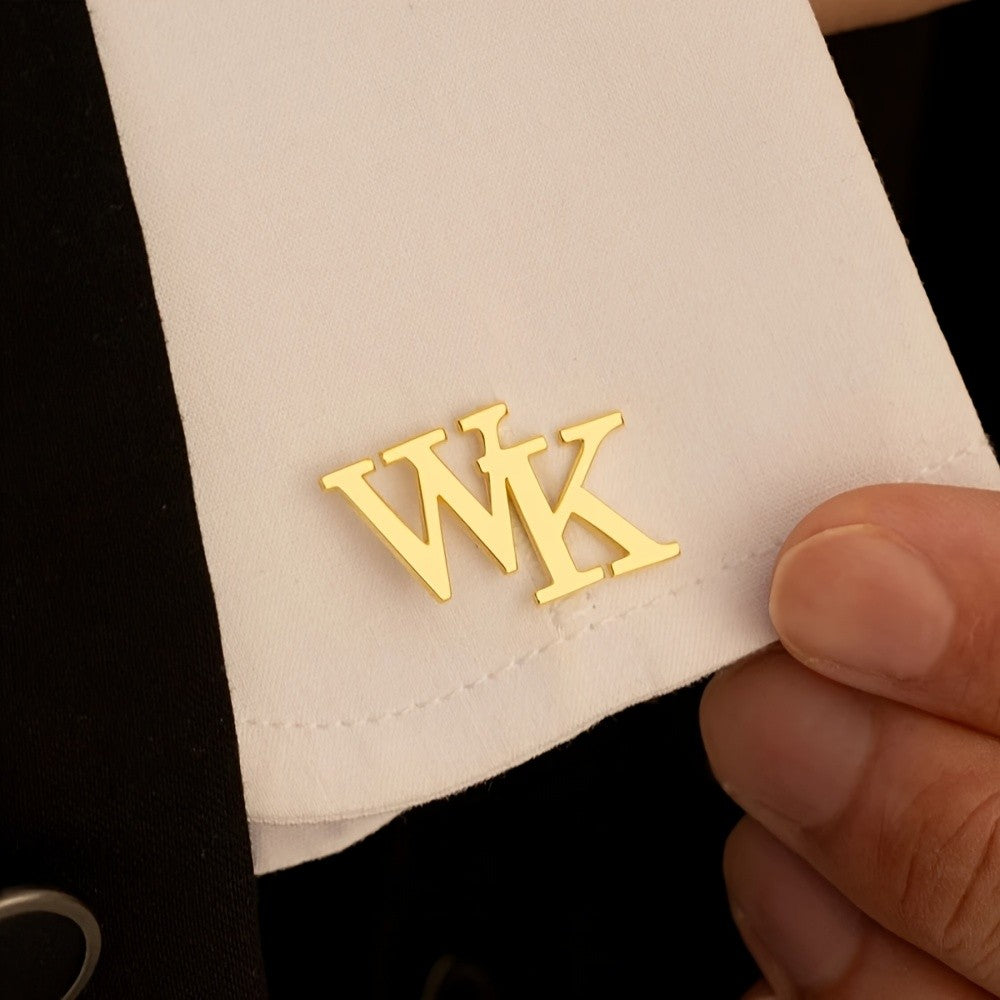 Personalized Initial Cufflinks