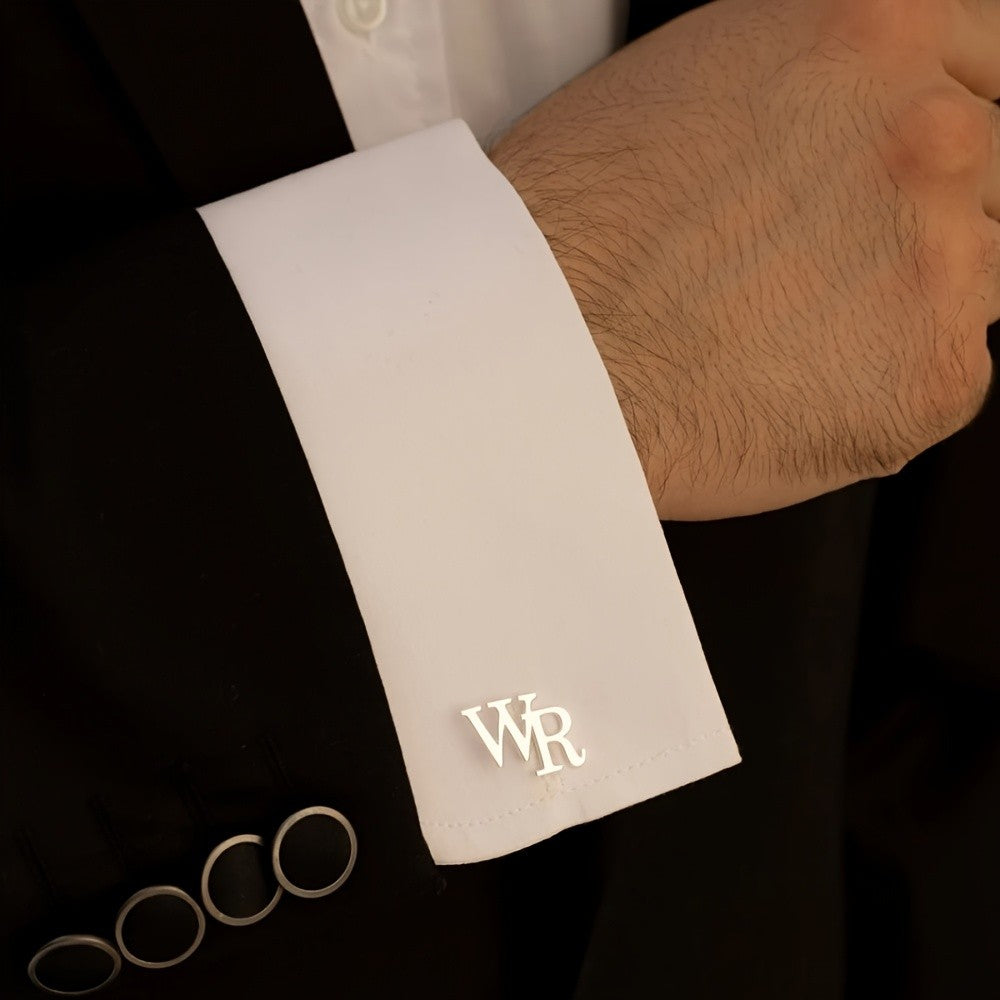 Personalized Initial Cufflinks