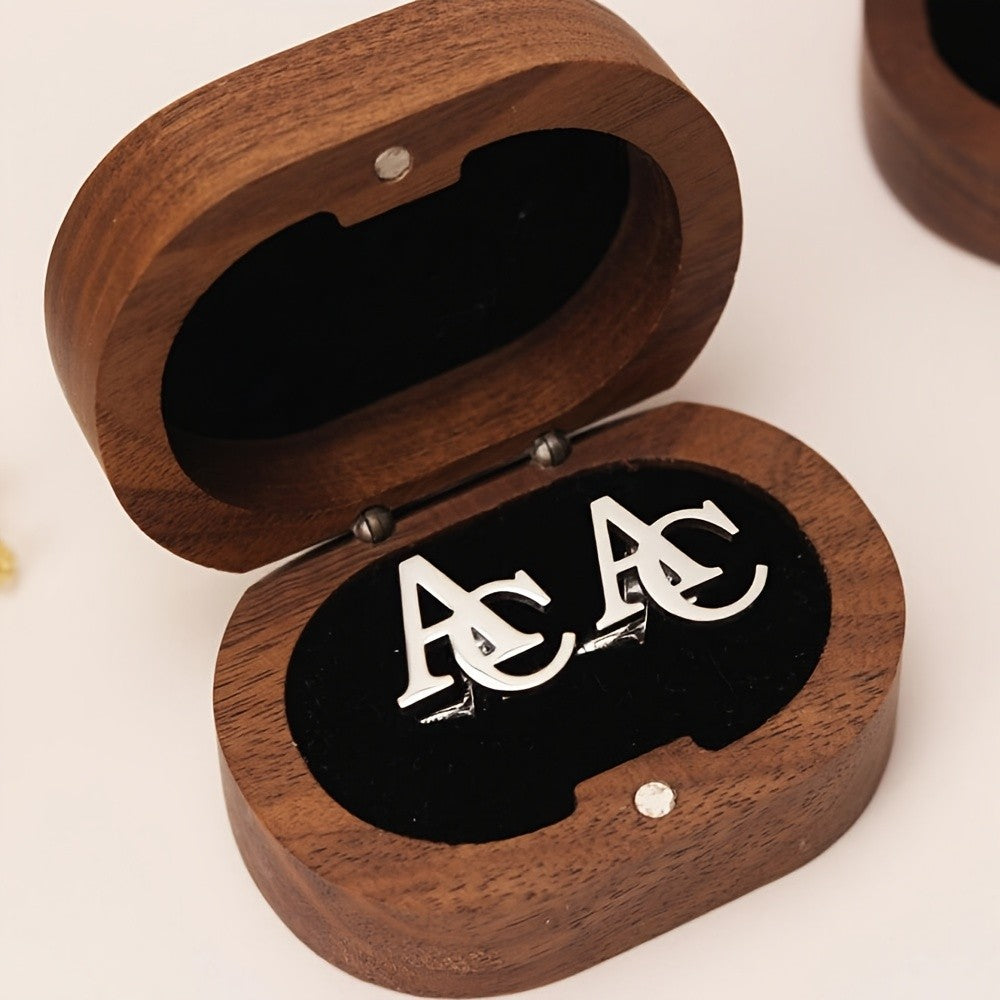 Personalized Initial Cufflinks