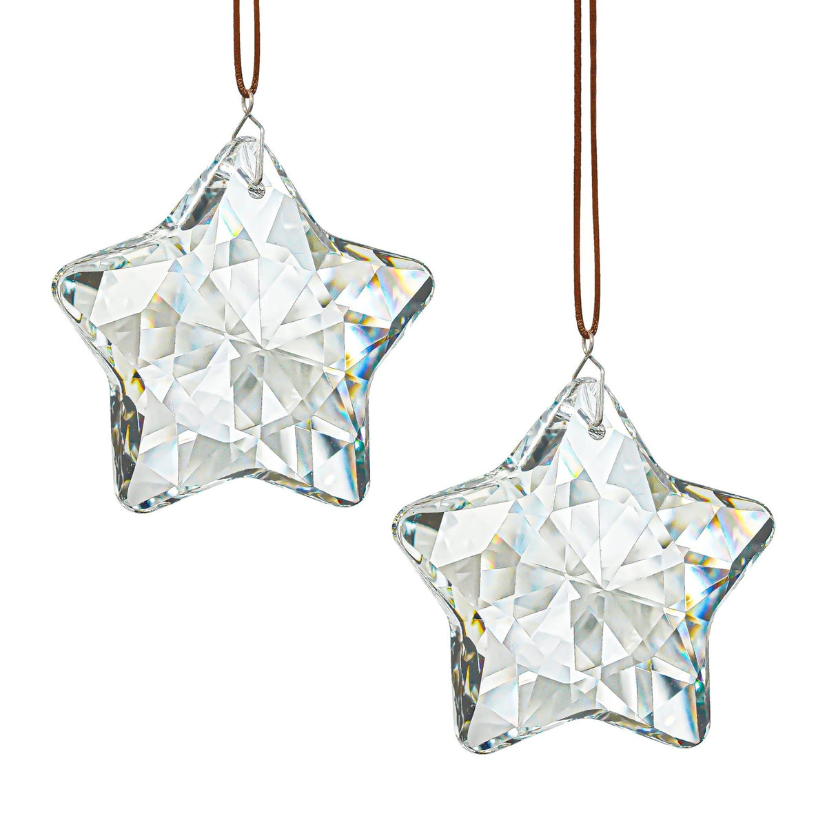 Faceted Star Hanging Ornament