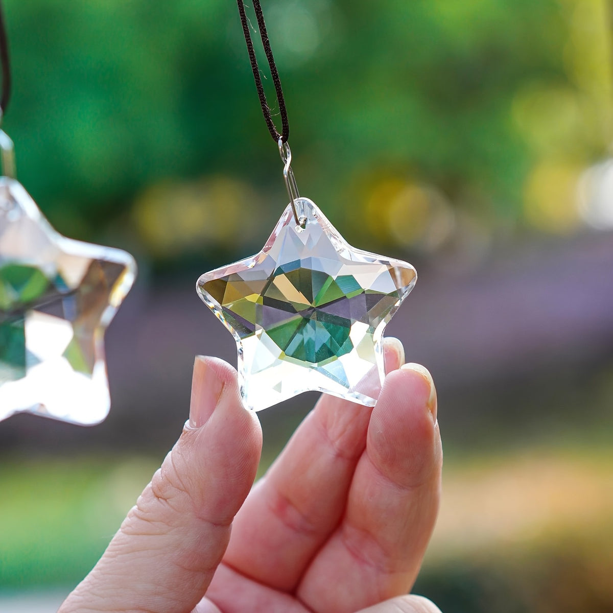 Faceted Star Hanging Ornament