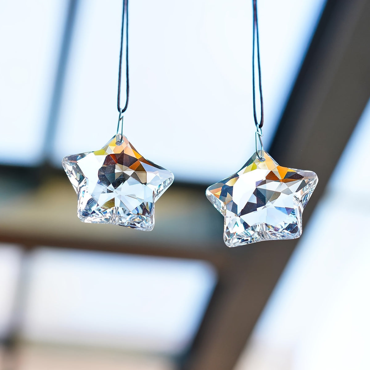 Faceted Star Hanging Ornament
