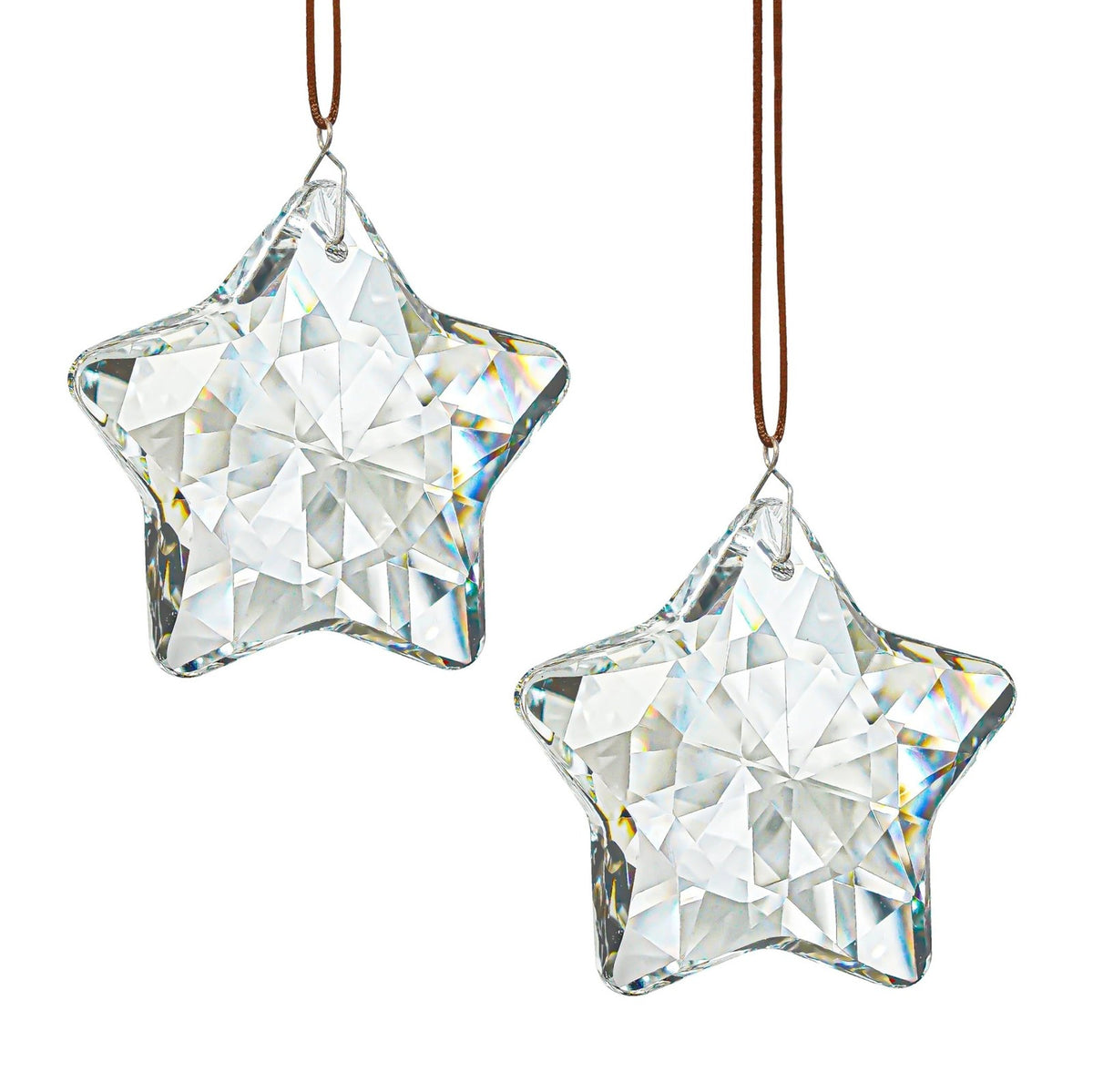 Faceted Star Hanging Ornament