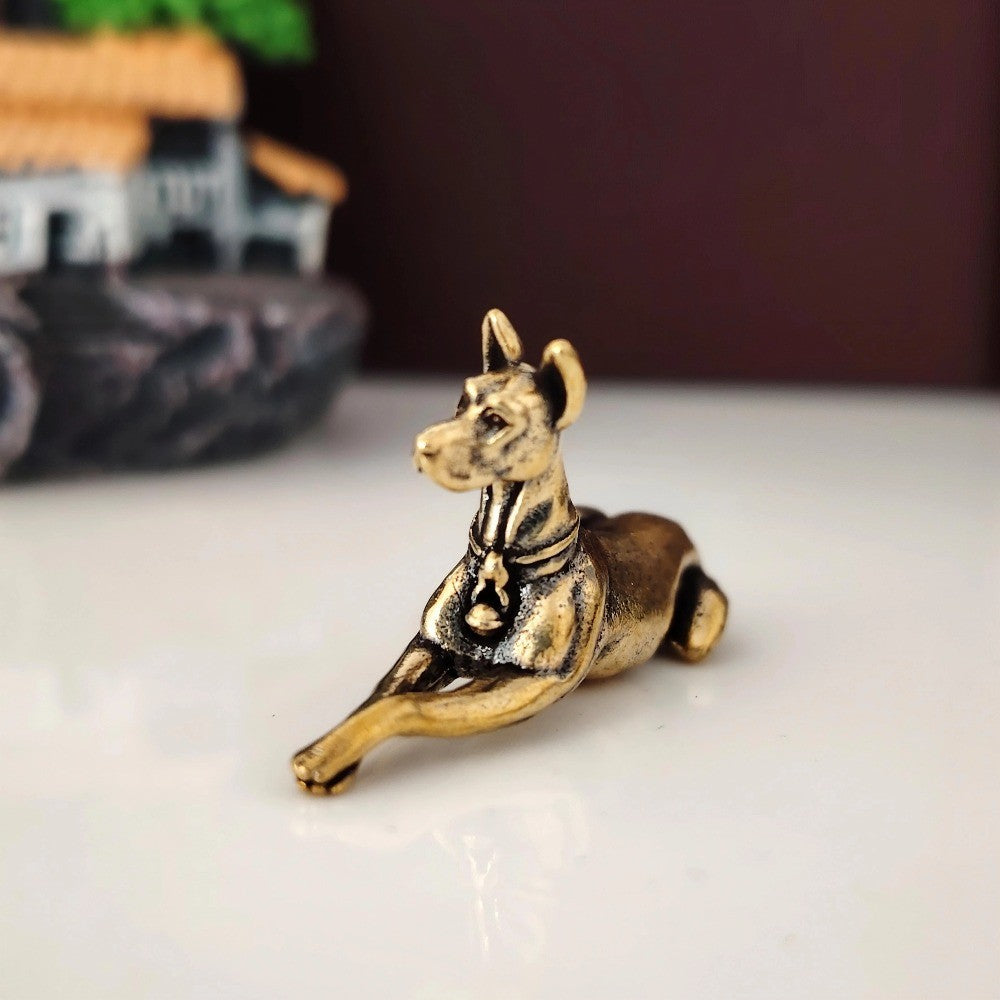 Resting Dog Figurine