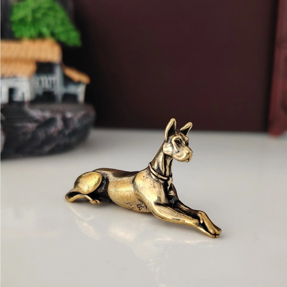 Resting Dog Figurine