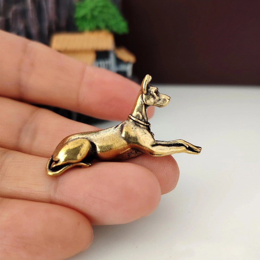 Resting Dog Figurine