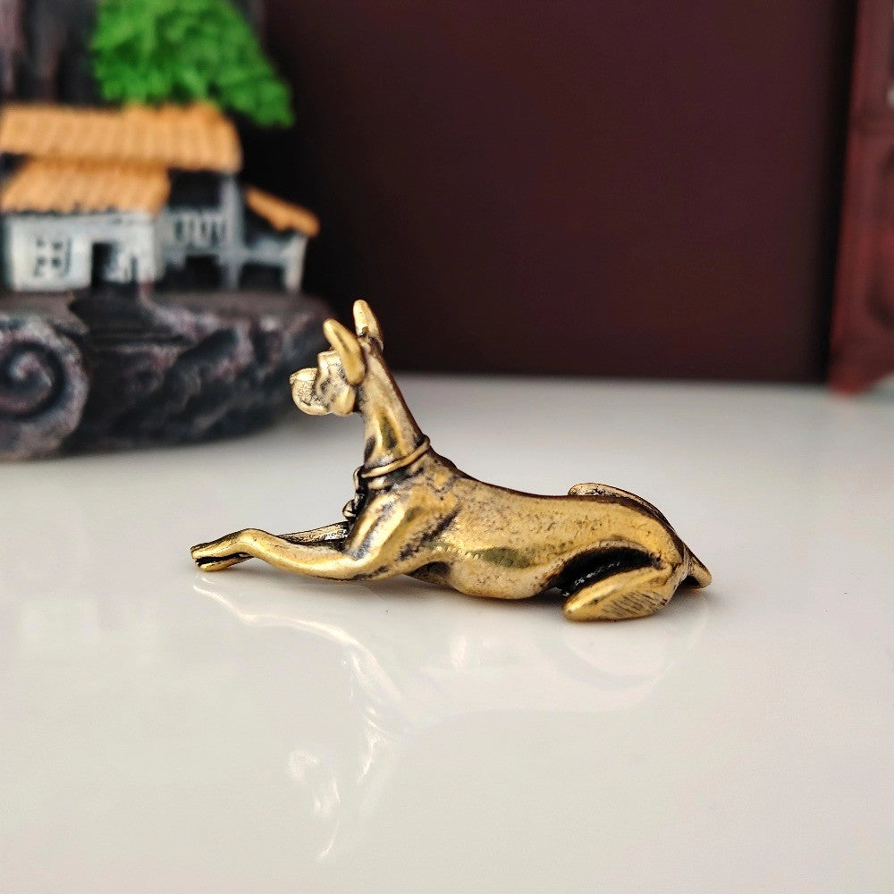 Resting Dog Figurine