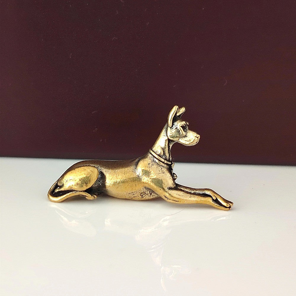 Resting Dog Figurine