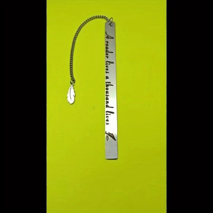 Reader Quote Feather Bookmark