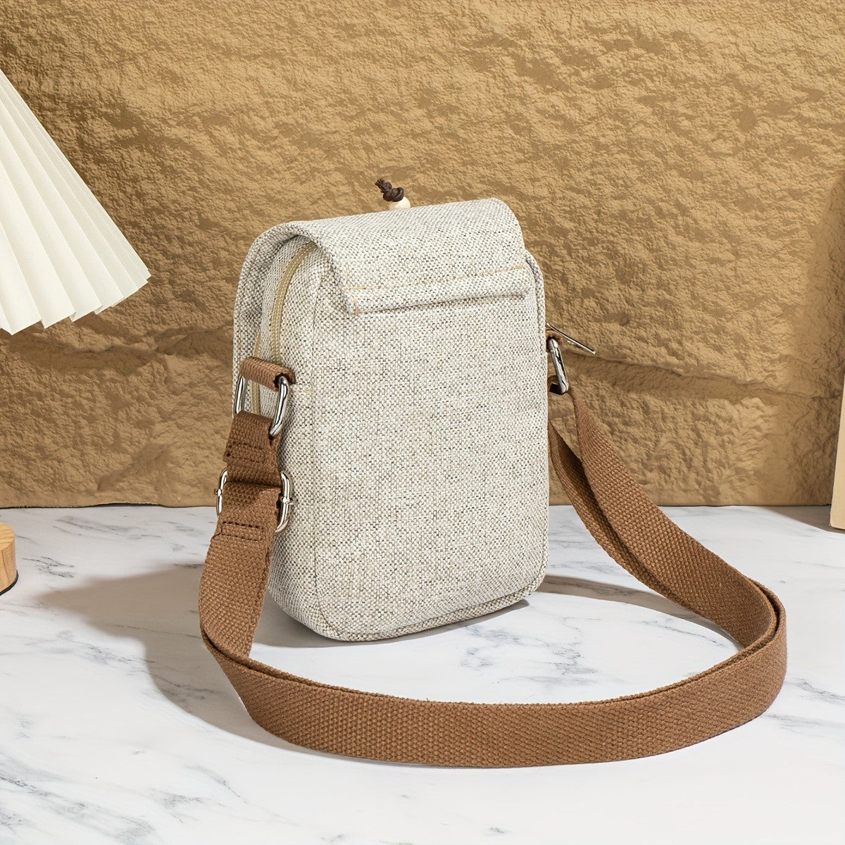 Embroidered Butterfly Crossbody Bag