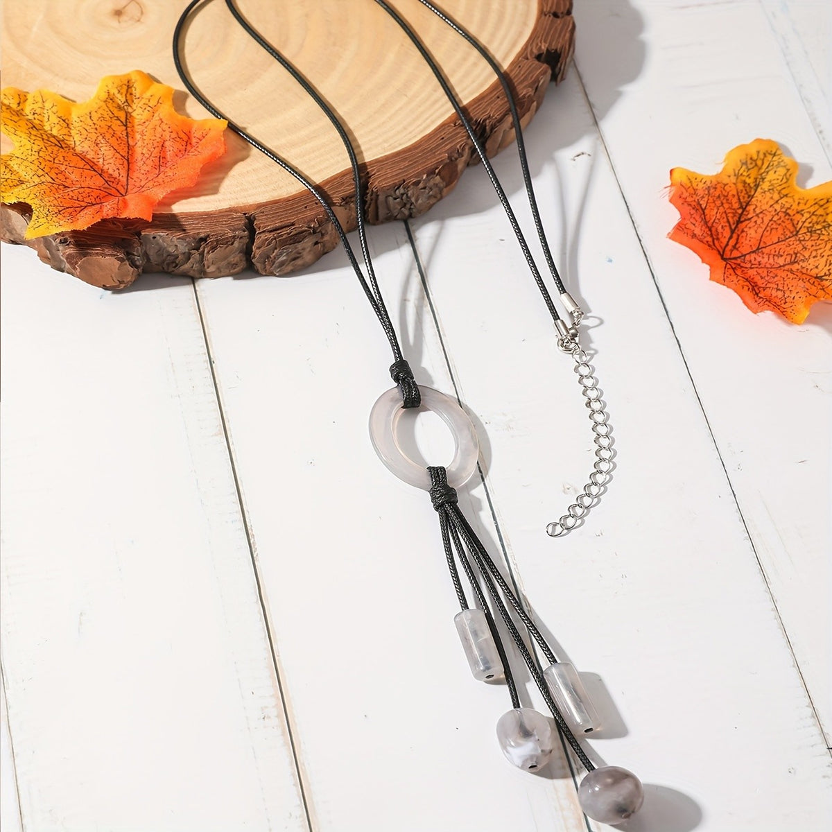 Donut Pendant Necklace