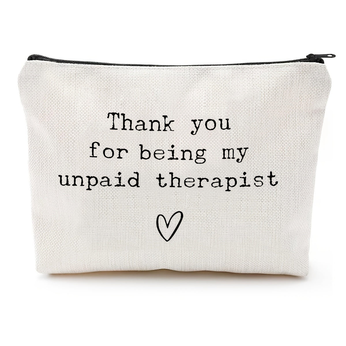 Unpaid Therapist Canvas Pouch