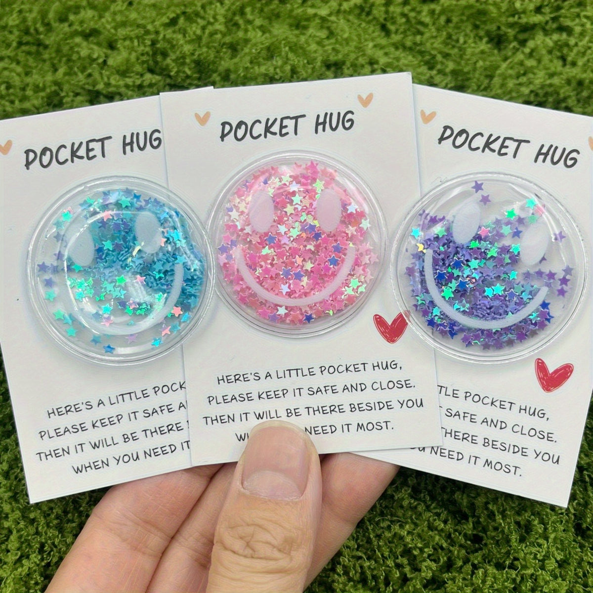 Smiley Face Pocket Hug Card