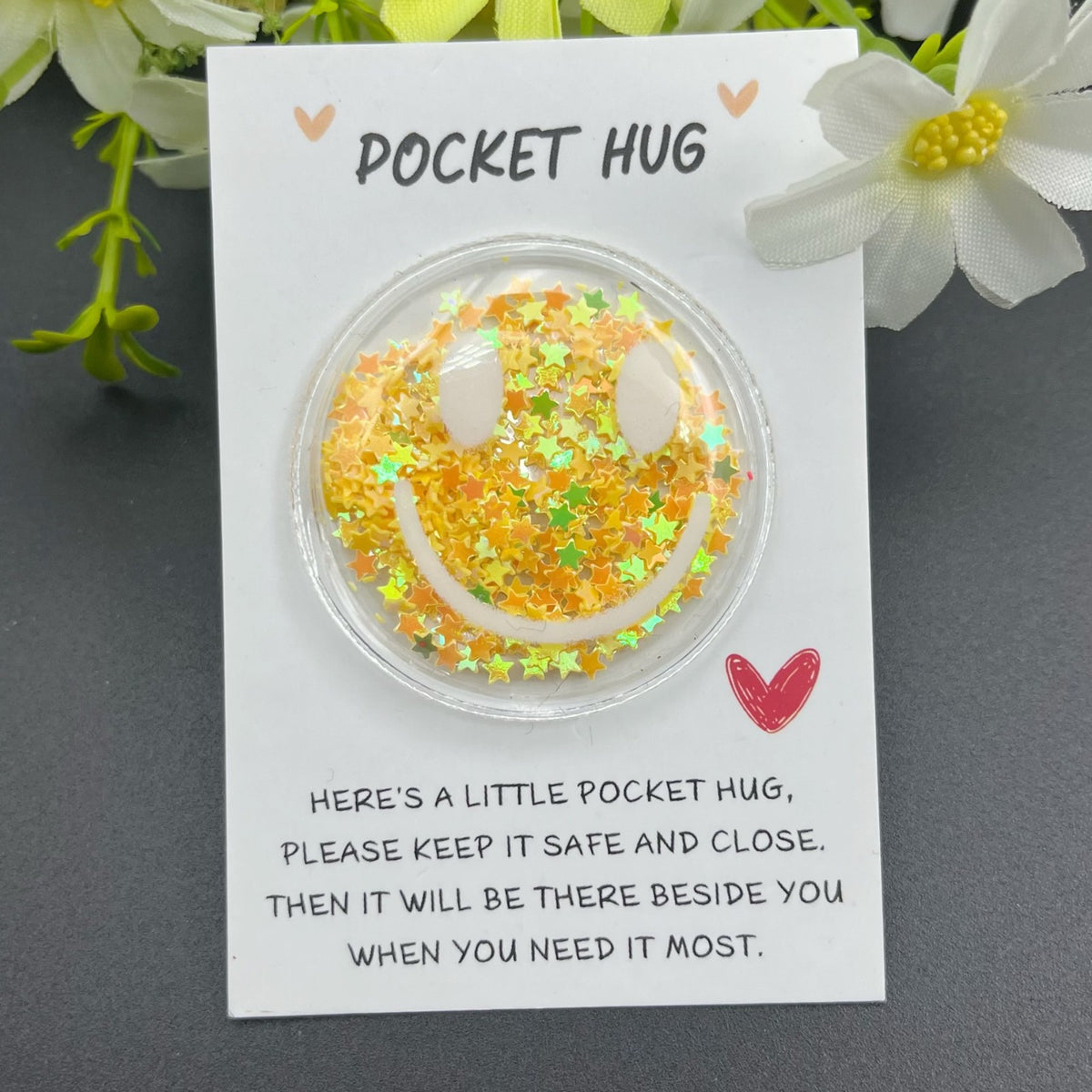 Smiley Face Pocket Hug Card