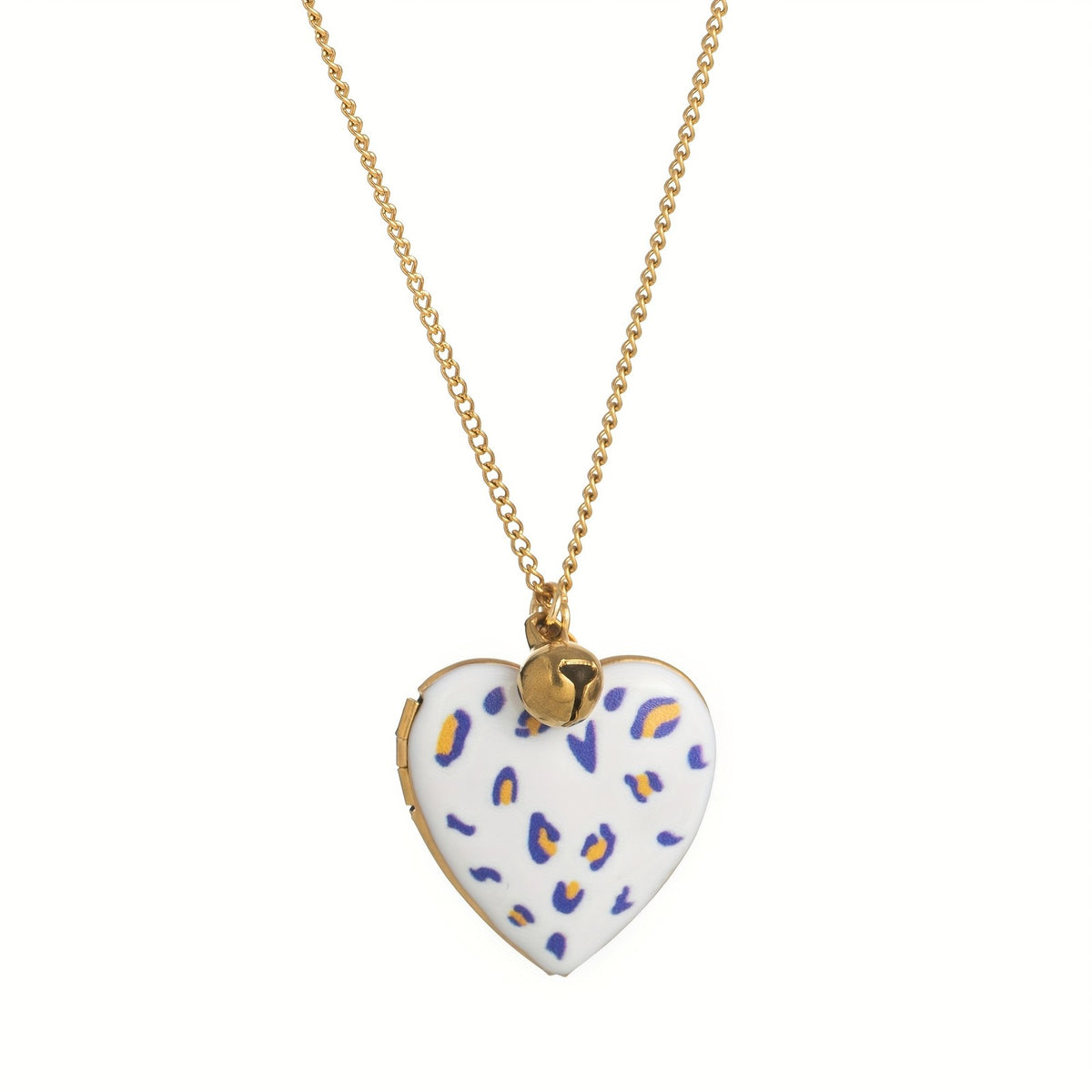 Enamel Mom Heart Locket Necklace