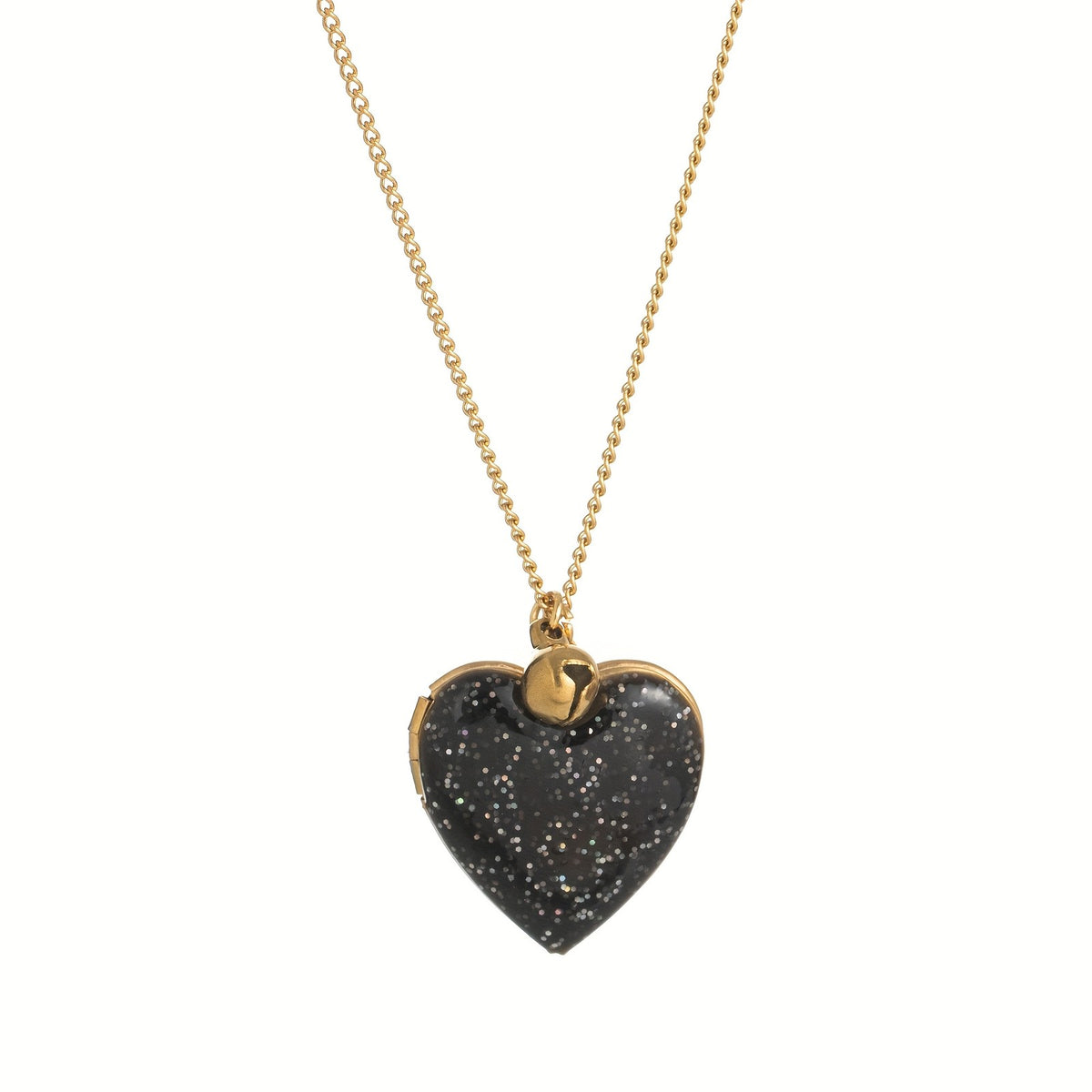 Enamel Mom Heart Locket Necklace