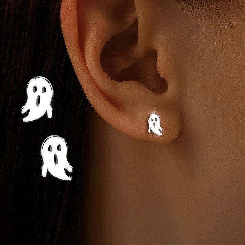 Ghost Stud Earrings