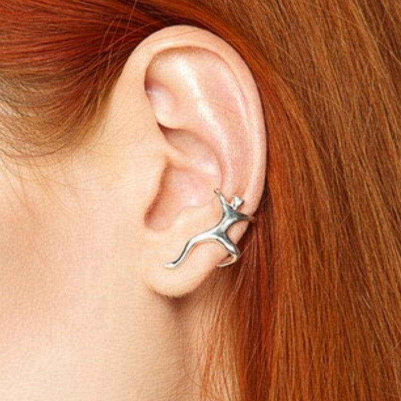 Climbing Figure Ear Cuffs