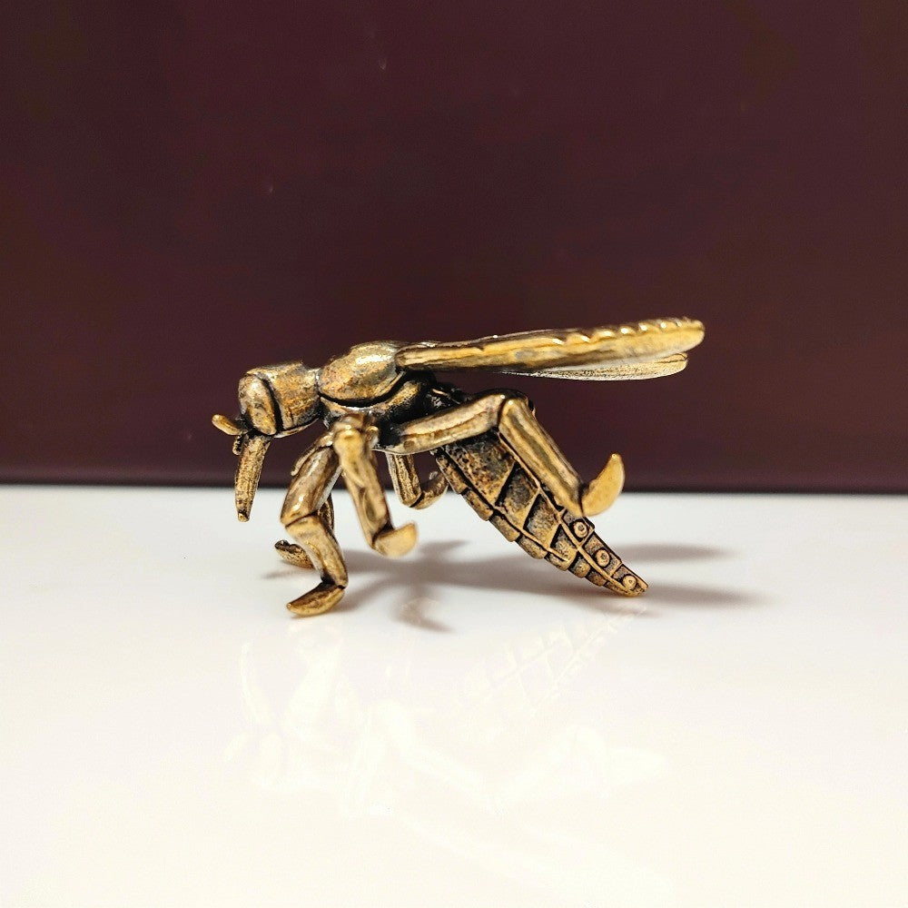 Brass Mosquito Figurine
