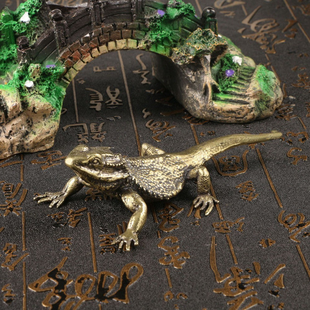 Textured Lizard Figurine