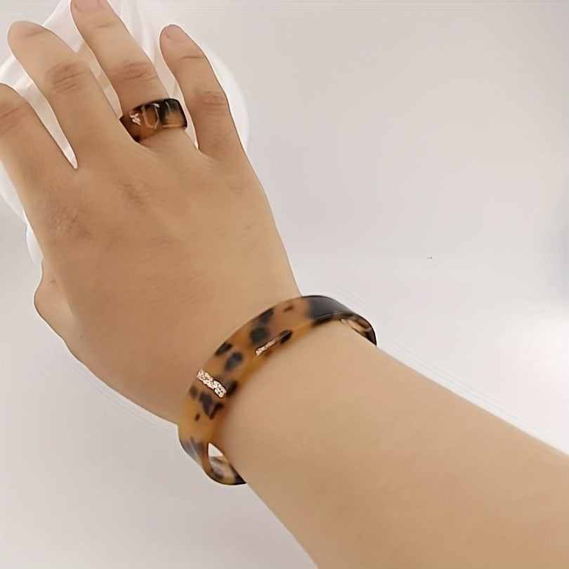 Tortoiseshell Bracelet & Ring Set