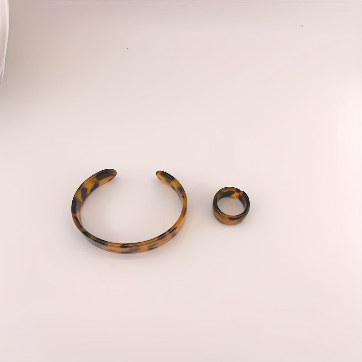 Tortoiseshell Bracelet & Ring Set